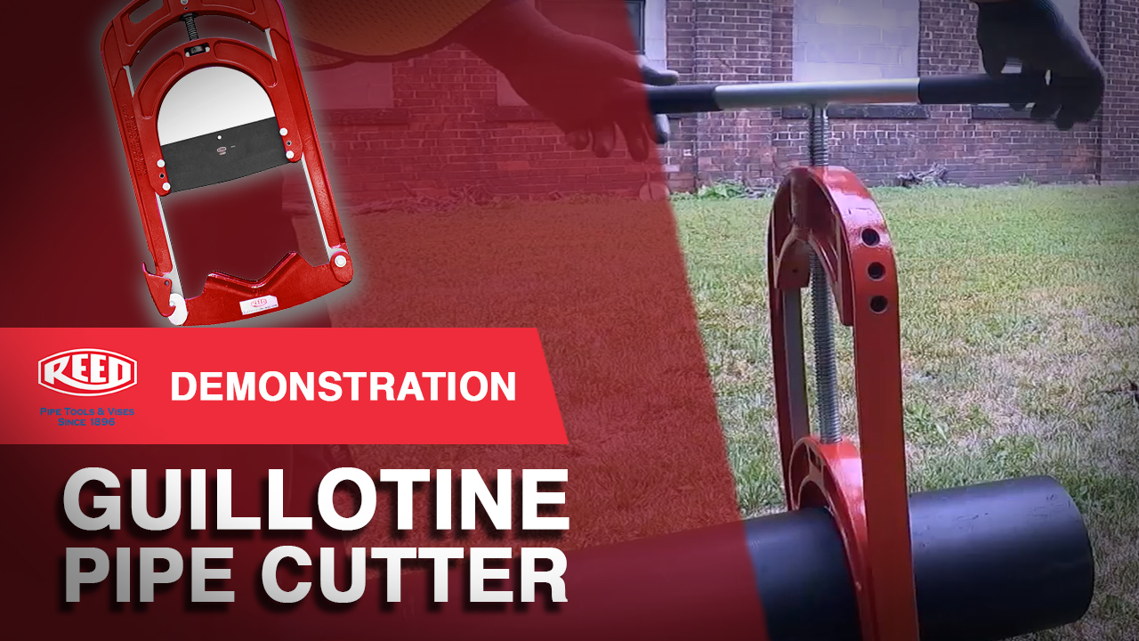 Guillotine Pipe Cutter Demonstration